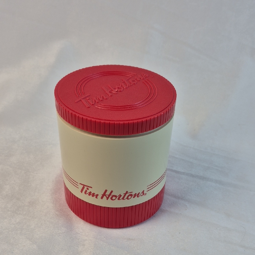 Vintage Tim Hortons Soup Coffee Aladdin's Foam Insulated Thermo Jar